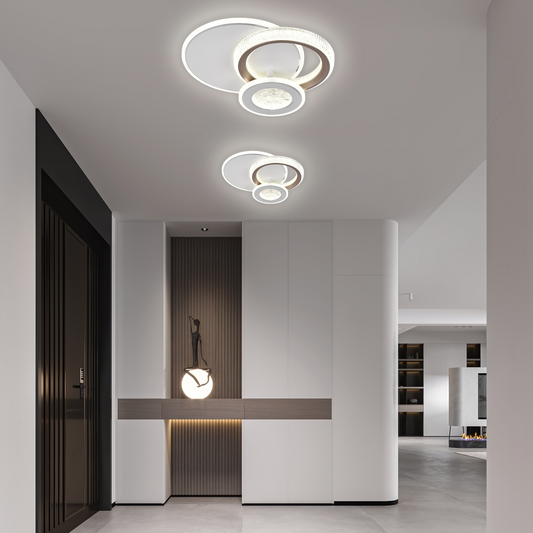 LED csillár NYXORA 44W, 3 kör, hideg/meleg/semleges fény, fehér LED csillárok Alapértelmezett cím Alessandro Design