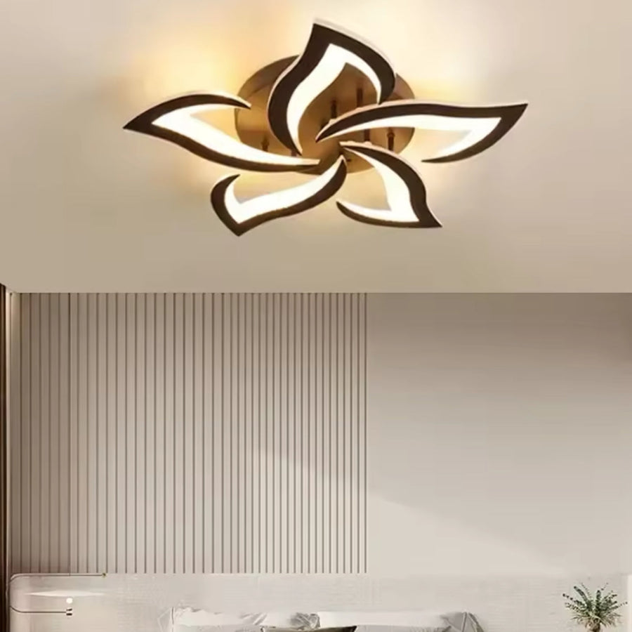 Lustra LED cu Telecomanda LT660/5BK, 5 Elemente, 54W, Lumina 3000/4000/6000K, Negru, Inaltime Reglabila Lustre LED cu Telecomanda Default Title Alessandro Design