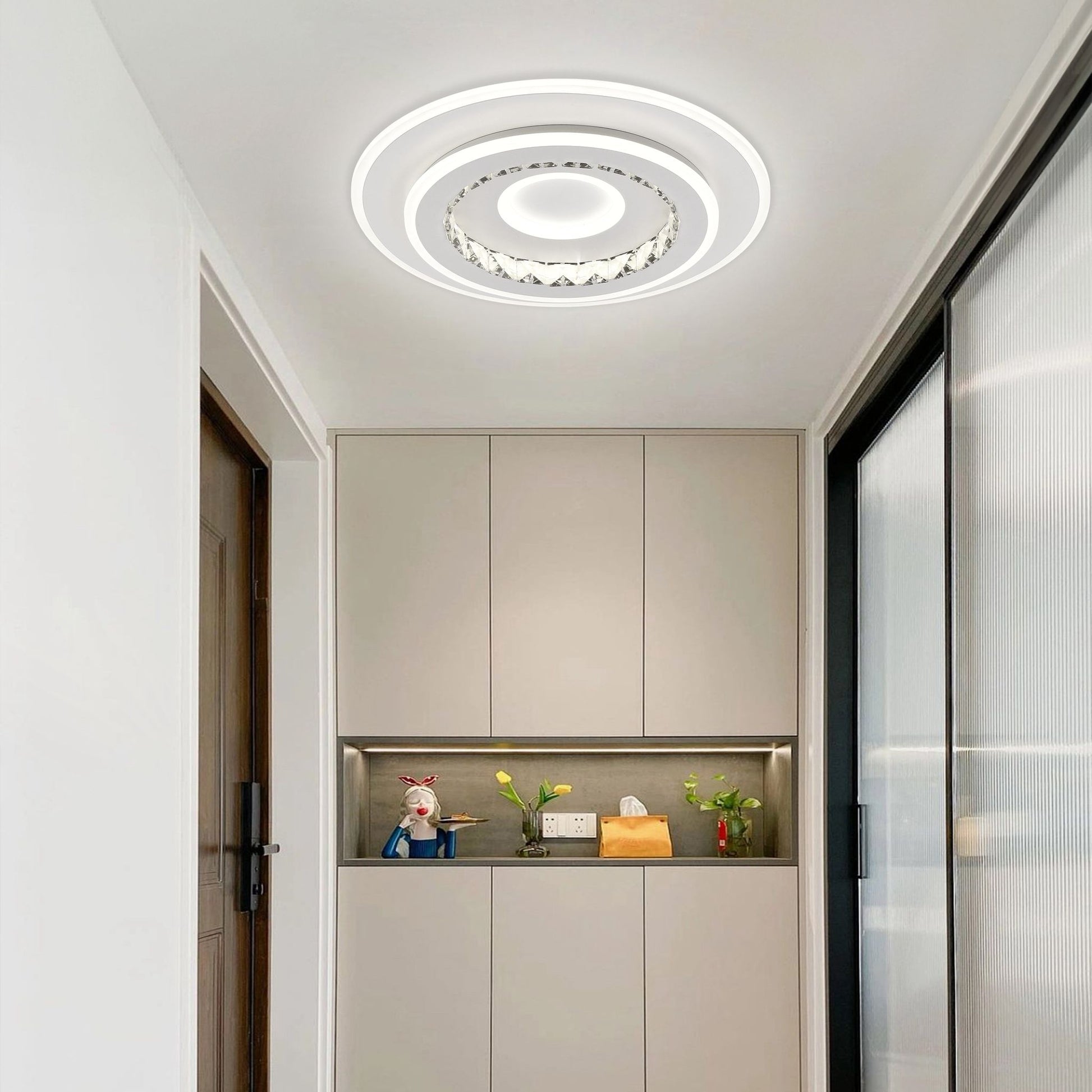 LED csillár DOLIANA 70W, átmérő 50cm, hideg/meleg/semleges fény, fehér LED csillárok alapértelmezett cím Alessandro Design