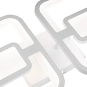 LED-csillár távirányítóval FELIX 28W, 2 négyzet, hideg/meleg/semleges fény, szabályozható, fehér LED-es csillár távirányítóval Alapértelmezett cím Alessandro Design