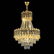 Kristálycsillár 10XE14 Nardo Gold Fekete, 60 cm átmérő, 75 cm magasság Kristálycsillárok Alapértelmezett cím Alessandro Design