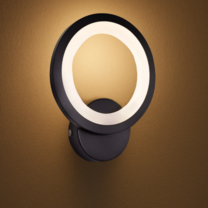 LED fali lámpa 13W fekete BETTY, meleg/semleges/hideg fény Beltéri fali lámpák Alapértelmezett cím Alessandro Design