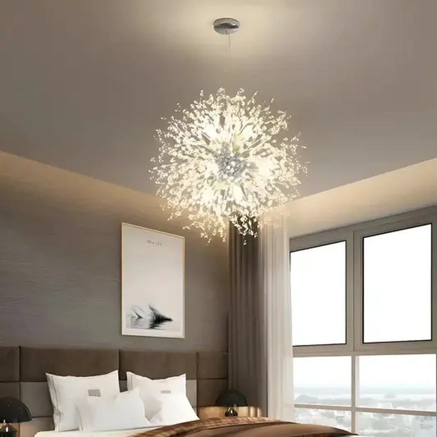 Schönbrunn kristálycsillár, 9x G9, átmérő 50 cm, fényes króm, állítható magasságú modern csillárok, alapértelmezett cím Alessandro Design