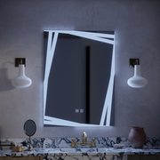 Mirror LED Touch Infinitum Demist System 60x80cm Tükrök Korman E Alapértelmezett cím Alessandro Design