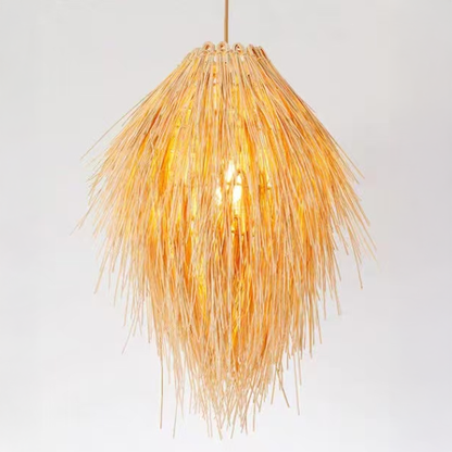 Lustra Vintage Paie LV810, 1xE27, Rustic, 38cm, Galben Lustre Vintage Default Title Alessandro Design