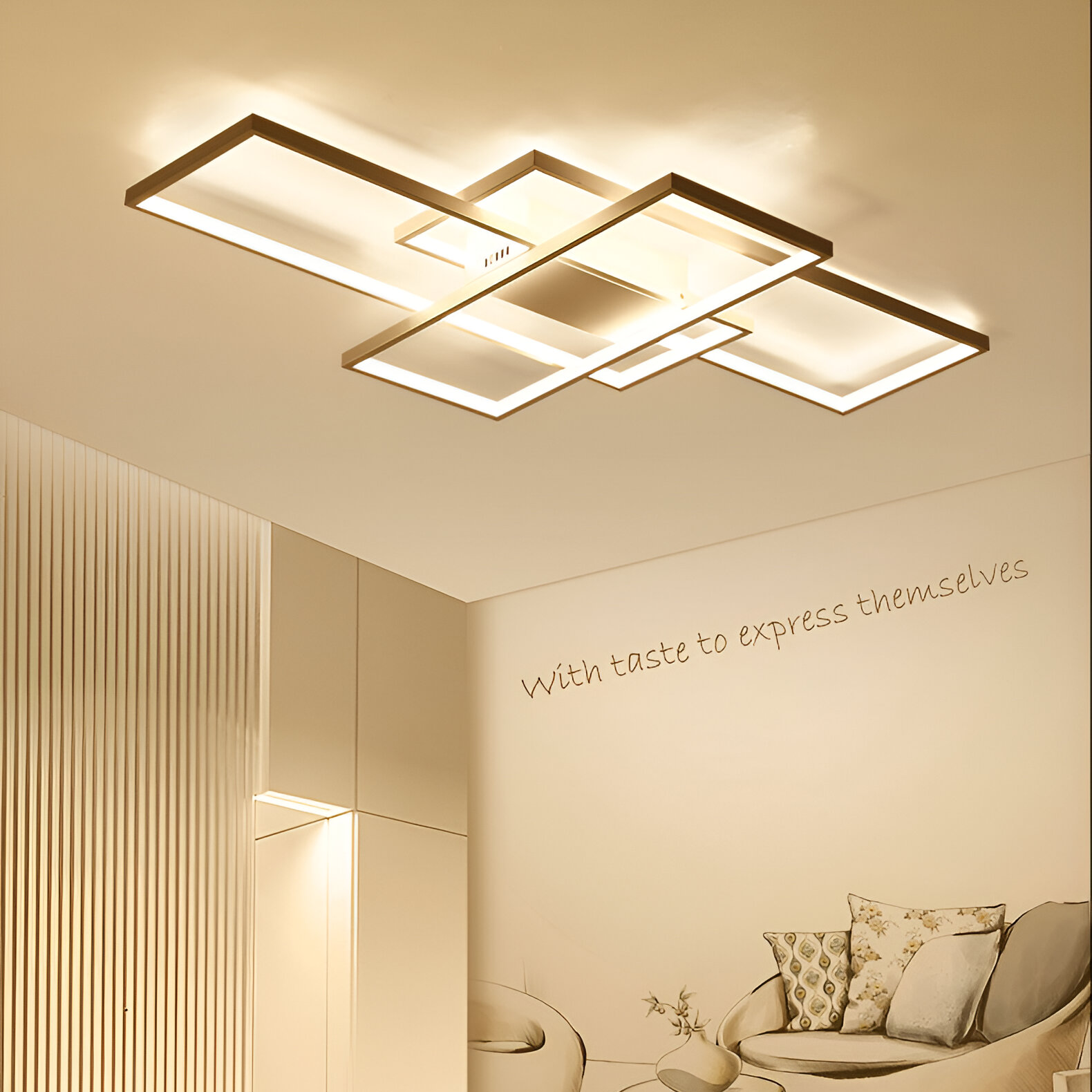 LED csillár távirányítóval LANDYN 78W, hideg/meleg/semleges fény, szabályozható, fehér LED csillárok távirányítóval Alapértelmezett cím Alessandro Design