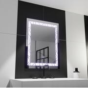 Téglalap alakú LED tükör, 60x80 cm, Deco Frame Basic Touch Mirrors Korman C Alapértelmezett cím Alessandro Design