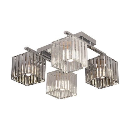 Lustra Georgiana, LC115/4, 4x E27, Crom, Metal Lustre Clasice Default Title Alessandro Design