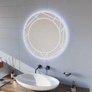 Mirror LED Touch ASTRIX, 70cm, 6000K, szabályozható, páramentesítő rendszer Tükrök Korman E Alapértelmezett cím Alessandro Design