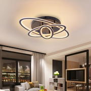 LED-es csillár távirányítóval TIANA 78W, 3 ellipszis, hideg/meleg/semleges fény, szabályozható, fekete LED-es csillárok távirányítóval Alapértelmezett cím Alessandro Design
