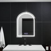 Íves LED-es tükör 60x80cm, Arco Touch, páramentesítő rendszer, szabályozható tükrök Korman E alapértelmezett cím Alessandro Design