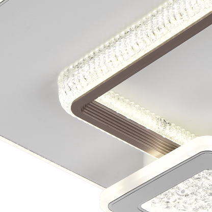 LED csillár NYXORA 51W, 3 négyzet, hideg/meleg/semleges fény, fehér LED csillárok Alapértelmezett cím Alessandro Design
