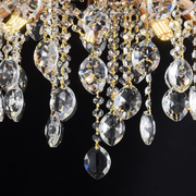 Candelabru Cristal PALERMO Eleganza 5xE14, Diametru 50cm, Auriu Candelabre Cristal Default Title Alessandro Design