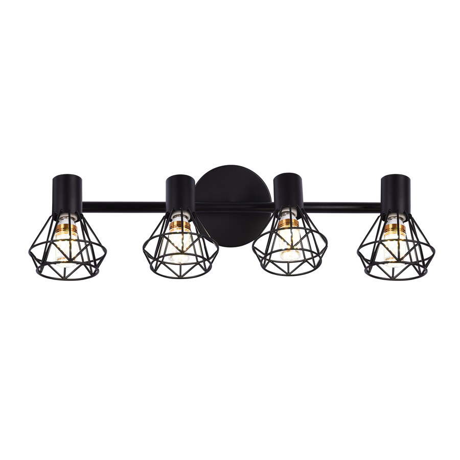 Lustra cu Abajur, GRACIE, Diamant, 4xE14, Negru, Metal Lustre Clasice Default Title Alessandro Design