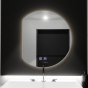 Semiluna LED tükör 54x60, Arcana Touch, páramentesítő rendszer, szabályozható tükrök Korman E alapértelmezett cím Alessandro Design