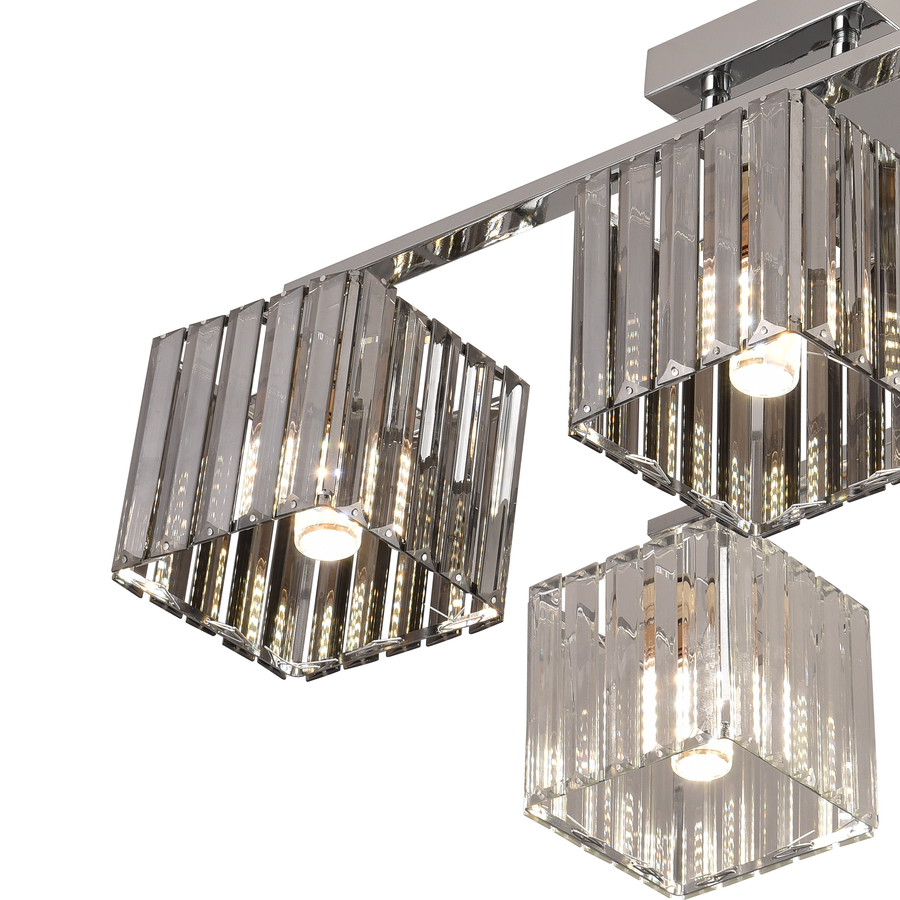 Lustra Georgiana, LC115/6, 6x E27, Crom, Metal Lustre Clasice Default Title Alessandro Design