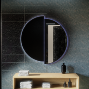 LED Touch Mariah Mirror Demist System 60X60cm Tükrök Korman E Alapértelmezett cím Alessandro Design