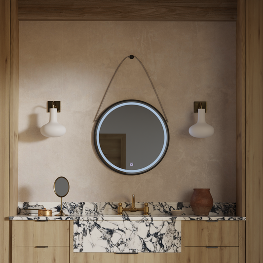 Kerek LED-es tükör, 60 cm, Basic Touch Mirrors Korman C Alapértelmezett cím Alessandro Design