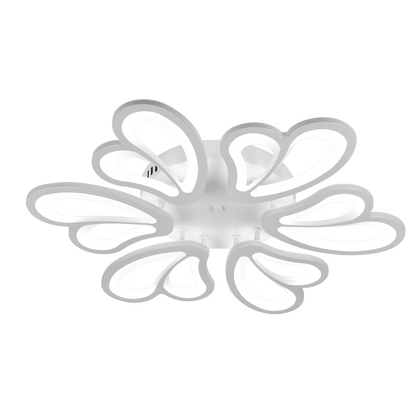 LED-es csillár távirányítóval BLOSSOM 78W, 6 szirom, átmérő 60cm, hideg/meleg/semleges fény, szabályozható, fehér LED-es csillár távirányítóval Alapértelmezett cím Alessandro Design