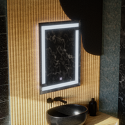 Giga LED Mirror, 60x80cm, 14W, Touch, 6000K Light Korman Mirrors E Alapértelmezett cím Alessandro Design