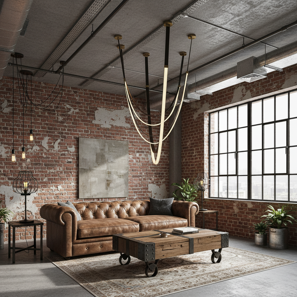 Candelabru Modern, LED, ARIA Largo, 31W, lumina Calda, Negru Candelabre Moderne Default Title Alessandro Design
