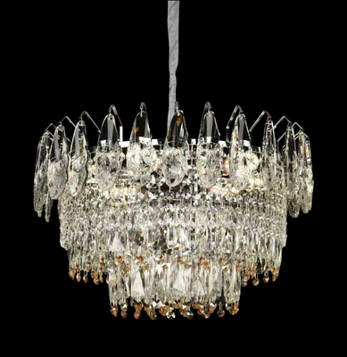 Crystal csillár CC6687/500CR 9x E14, átmérő 50cm, fényes króm, állítható magasság