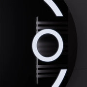 LED kerek tükör, 60 cm, Visio MotionGlow Marcello, páramentesítő rendszer, óra és hőmérő, kozmetikai nagyító, szabályozható tükrök Marcello alapértelmezett cím Alessandro Design