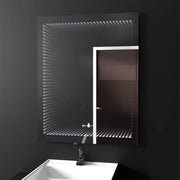 Téglalap alakú LED tükör, 60x80 cm, Morrin Sensor MotionGlow Marcello, 3D effektus tükrök Marcello Alapértelmezett cím Alessandro Design