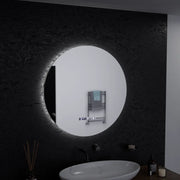 LED kerek tükör, 60 cm, Serenite MotionGlow Marcello, páramentesítő rendszer, óra és hőmérő, szabályozható tükrök Marcello alapértelmezett cím Alessandro Design