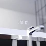 Mirror LED Touch Finater 12W páramentesítő rendszer 60x45cm Tükrök Korman E Alapértelmezett cím Alessandro Design