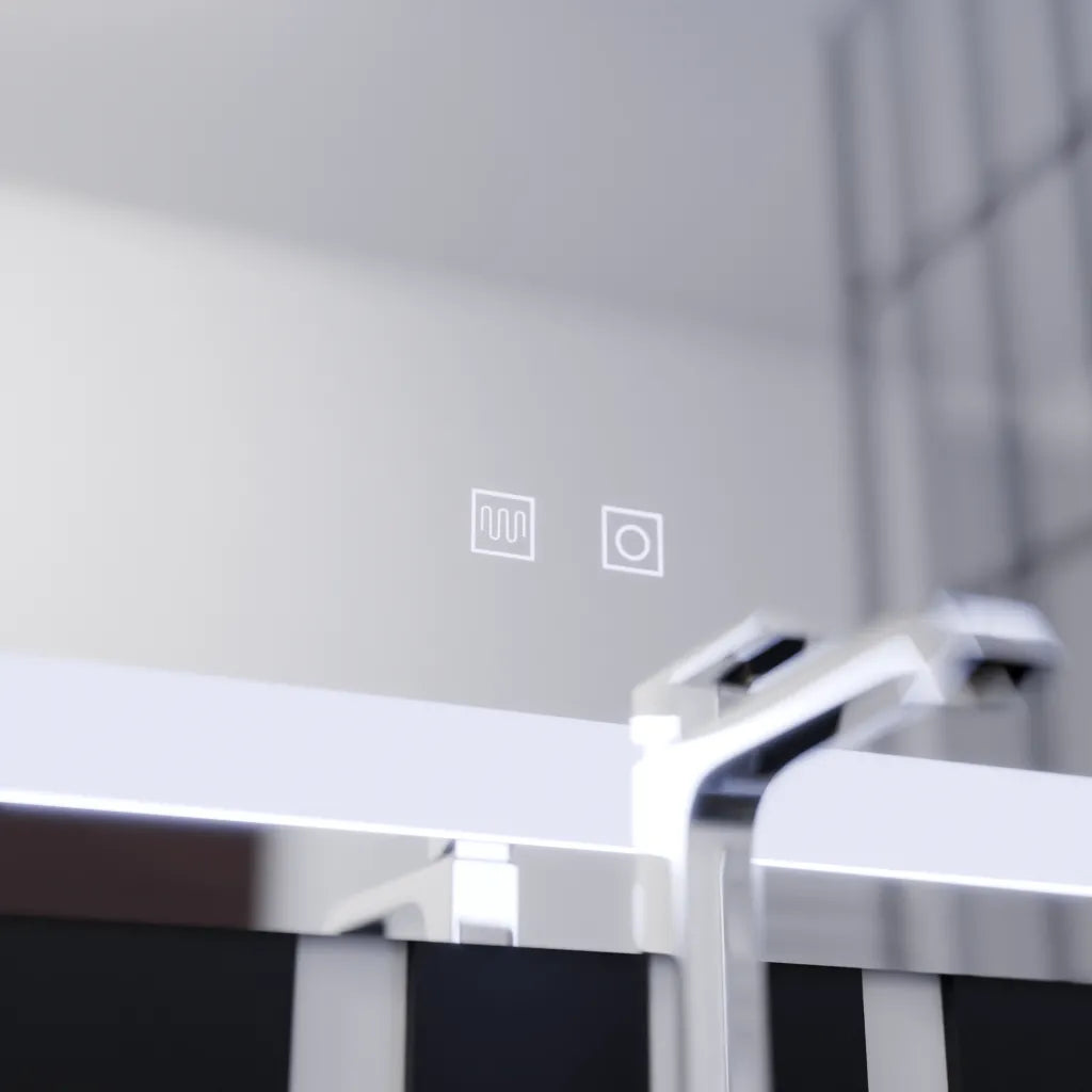 Mirror LED Touch Finater 12W páramentesítő rendszer 60x45cm Tükrök Korman E Alapértelmezett cím Alessandro Design