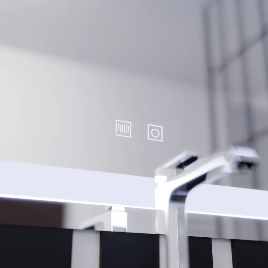 Mirror LED Touch Finater 12W páramentesítő rendszer 60x45cm Tükrök Korman E Alapértelmezett cím Alessandro Design