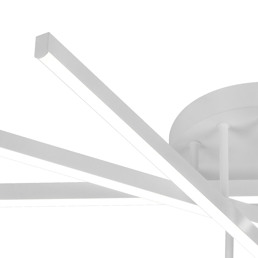 LED csillár távirányítóval GIO, 68 W, 5 elem, hideg/meleg/semleges fény, szabályozható, fehér LED csillár távirányítóval Alapértelmezett cím Alessandro Design