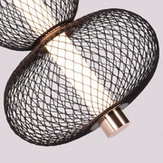 Lustra LED Suspendata LM550/3BK, 12W, Lumina 3000/4000/6000K, Negru Lustre Moderne Default Title Alessandro Design