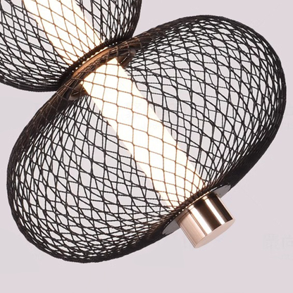 Lustra LED Suspendata LM550/3BK, 12W, Lumina 3000/4000/6000K, Negru Lustre Moderne Default Title Alessandro Design