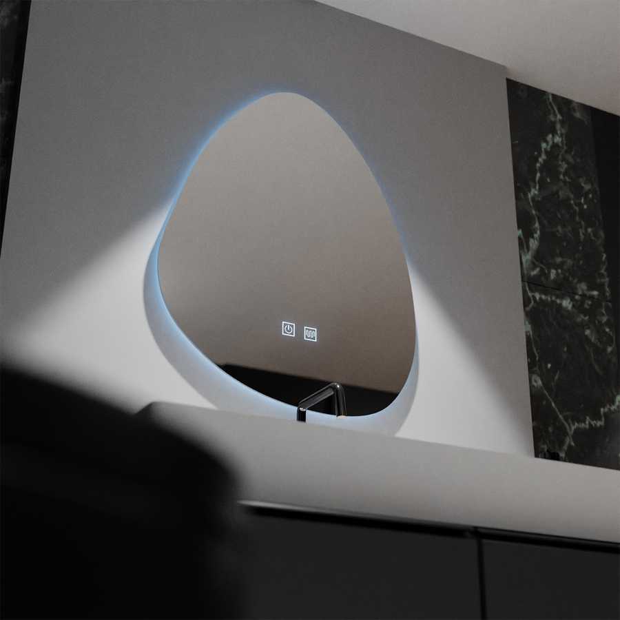 Organic LED tükör 80x60cm, Fluido Touch, páramentesítő rendszer, szabályozható tükrök Korman E alapértelmezett cím Alessandro Design