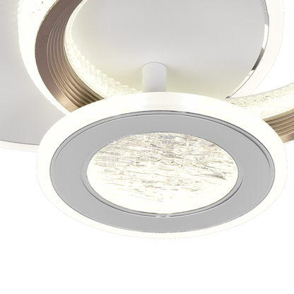 LED csillár NYXORA 44W, 3 kör, hideg/meleg/semleges fény, fehér LED csillárok Alapértelmezett cím Alessandro Design