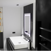 Téglalap alakú LED tükör, 60x80 cm, Deco Frame Basic Touch Mirrors Korman C Alapértelmezett cím Alessandro Design