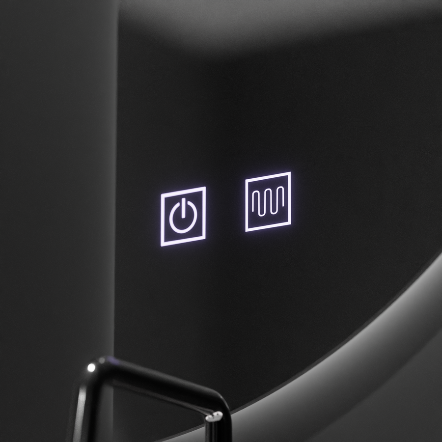 Oglinda LED Semiluna FELHOLD, 220x110cm, Sistem Touch, Lumina Rece 6000K, Dimabila