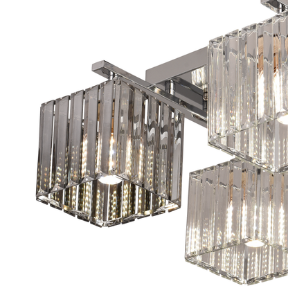 Lustra Georgiana, LC115/4, 4x E27, Crom, Metal Lustre Clasice Default Title Alessandro Design