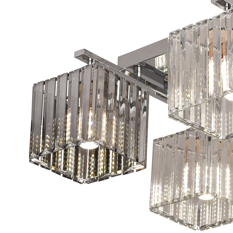Lustra Georgiana, LC115/4, 4x E27, Crom, Metal Lustre Clasice Default Title Alessandro Design
