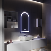 LED érintőtükör páramentesítő funkcióval, 80x50 cm-es tükrök Korman E Alapértelmezett cím Alessandro Design