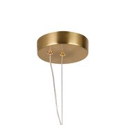 Lustra LED Suspendata LM551/4GD, 23W, Lumina 3000/4000/6000K, Auriu, Inaltime Reglabila Lustre Moderne Default Title Alessandro Design