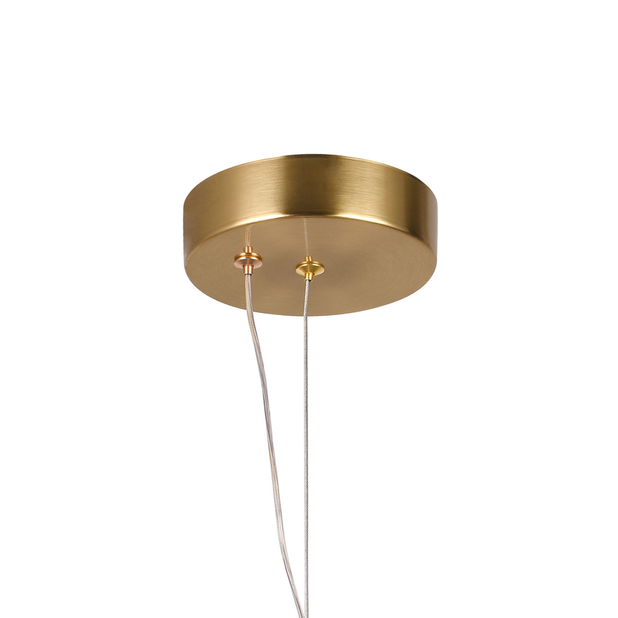 Lustra LED Suspendata LM551/4GD, 23W, Lumina 3000/4000/6000K, Auriu, Inaltime Reglabila Lustre Moderne Default Title Alessandro Design