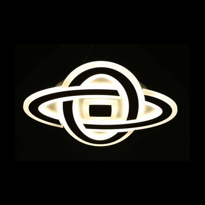 LED csillár CRINELLA 44W, átmérő 23cm, hideg/meleg/semleges fény 3000K/4000K/6000K, fekete, fém és akril LED csillárok alapértelmezett cím Alessandro Design
