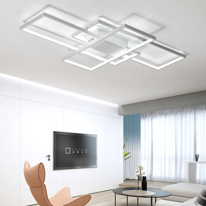 LED csillár távirányítóval LANDYN 78W, hideg/meleg/semleges fény, szabályozható, fehér LED csillárok távirányítóval Alapértelmezett cím Alessandro Design