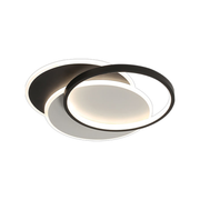 LED-es csillár távirányítóval CHIARA 67W, 3 kör, hideg/meleg/semleges fény, szabályozható, fekete LED-es csillárok távirányítóval Alapértelmezett cím Alessandro Design
