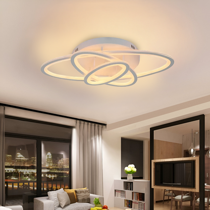 LED-es csillár távirányítóval TIANA 78W, 3 ellipszis, hideg/meleg/semleges fény, szabályozható, fehér LED-es csillár távirányítóval Alapértelmezett cím Alessandro Design