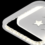 LED csillár PERU 38W, 2 négyzet, hideg/meleg/semleges fény, fehér LED csillárok Alapértelmezett cím Alessandro Design