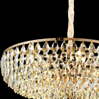 Candelabru Cristal CC1677/400GD, 4xE14, Auriu Lucios, Inaltime Reglabila, Metal si Cristal Candelabre Cristal Default Title Alessandro Design